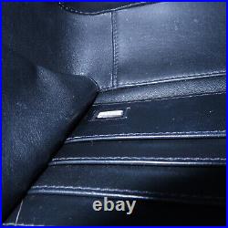 Auth CHANEL CC Filigree Matelasse Caviar Skin Shoulder Bag Black A93344 Used F/S