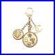 Auth-CHANEL-Key-Ring-Holder-Chain-Coco-Coin-Motif-Gold-Bag-Charm-100th-Anniv-01-ndkr