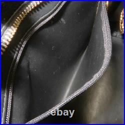 Auth CHANEL Medallion Tote Caviar Skin Matelasse Tote Bag Black A01804 Used F/S