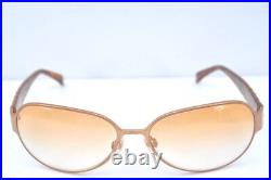 Auth CHANEL Rhinestone Sunglasses Plastic CC Logo CoCo Mark 4102B Brown K0752