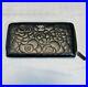 Auth-Chanel-Camellia-Long-Wallet-flower-Push-Coco-Mark-Silver-Leather-Black-Zip-01-no