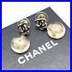 Auth-Chanel-Stud-Pierced-Earrings-Clear-Double-C-Logo-Camellia-With-Box-A1228-01-ggjw