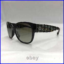 Auth Chanel tweed sunglasses plastic green 5237AC1404/3M FromJapan 0810 6866