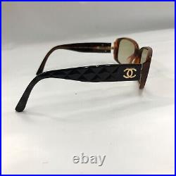 Auth chanel matelasse sunglasses plastic brown 5111 FromJapan 1204 7108