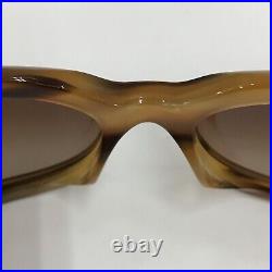 Auth chanel tortoiseshell sunglasses plastic brown RC003 FromJapan 1024 7106
