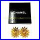 CHANEL-Earrings-AUTH-Coco-CC-Logo-Mark-Gold-Rare-Lion-Animal-Vintage-Gift-F-S-01-pi