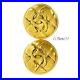 CHANEL-Earrings-Coco-Logo-CC-Gold-AUTH-Matelasse-GP-Medal-Coin-Vintage-Rare-F-S-01-fmz