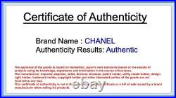 CHANEL Lamb skin long Zippy wallet Black Leather Coco Mark Logo Silver Auth