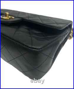 CHANEL Matelassé 23 Chain Shoulder Bag Black Italy WithBag, Sticker Auth/2441