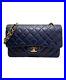 CHANEL-Matelasse-25-Double-Flap-Chain-Shoulder-Bag-Navy-France-WithBox-Auth-2507-01-gz