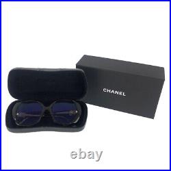 CHANEL Square Sunglasses A71442 Tortoise Shell Brown CC Logo Coco with Box Auth