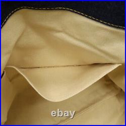 CHANEL Tote Shoulder Bag Indigo Blue Denim CC Logo Silver Chain Handbag Auth