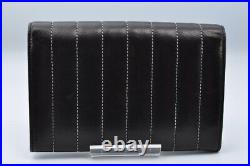 Chanel Coco Mark Bi-Fold Wallet Leather Unused Auth withBox, Card, Sticker 8H314757